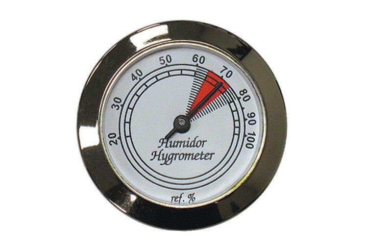 Hygrometer - Silver online cigar store